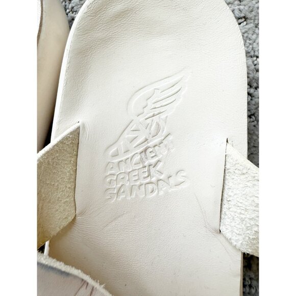 Ancient Greek Sandals Charys Comfort flip flops 37/7 in White - Picture 4 of 11